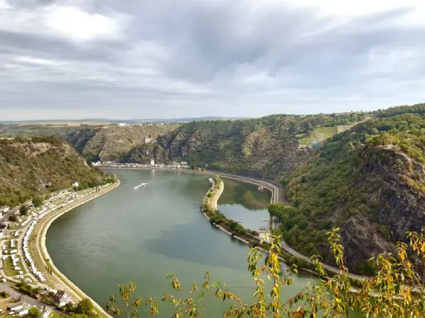 Loreley-Panorama bei St. Goar am Rhein